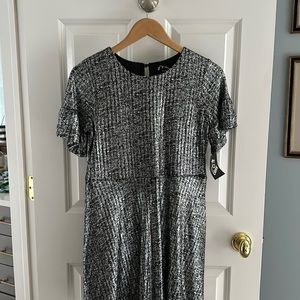 Girls black and silver dress